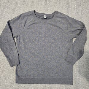 Old Navy Gray Polka Dot Sweater